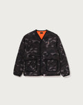 COLOR CAMO STA QUILTING REVERSIBLE LIGHT DOWN JACKET MENS