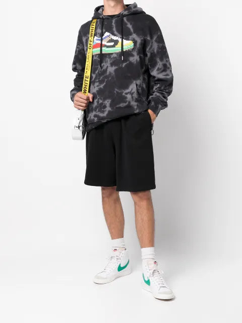 Mostly Heard Rarely Seen 8-Bit Low Cowboy-print cotton hoodie