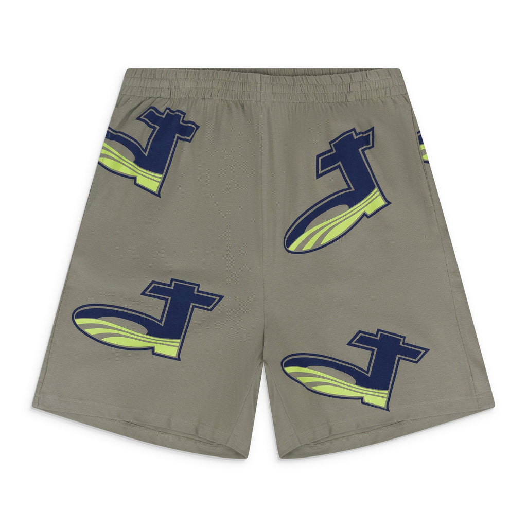 Grey Mesh Shorts