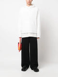 MM6 Maison Margiela number-motif knitted hoodie