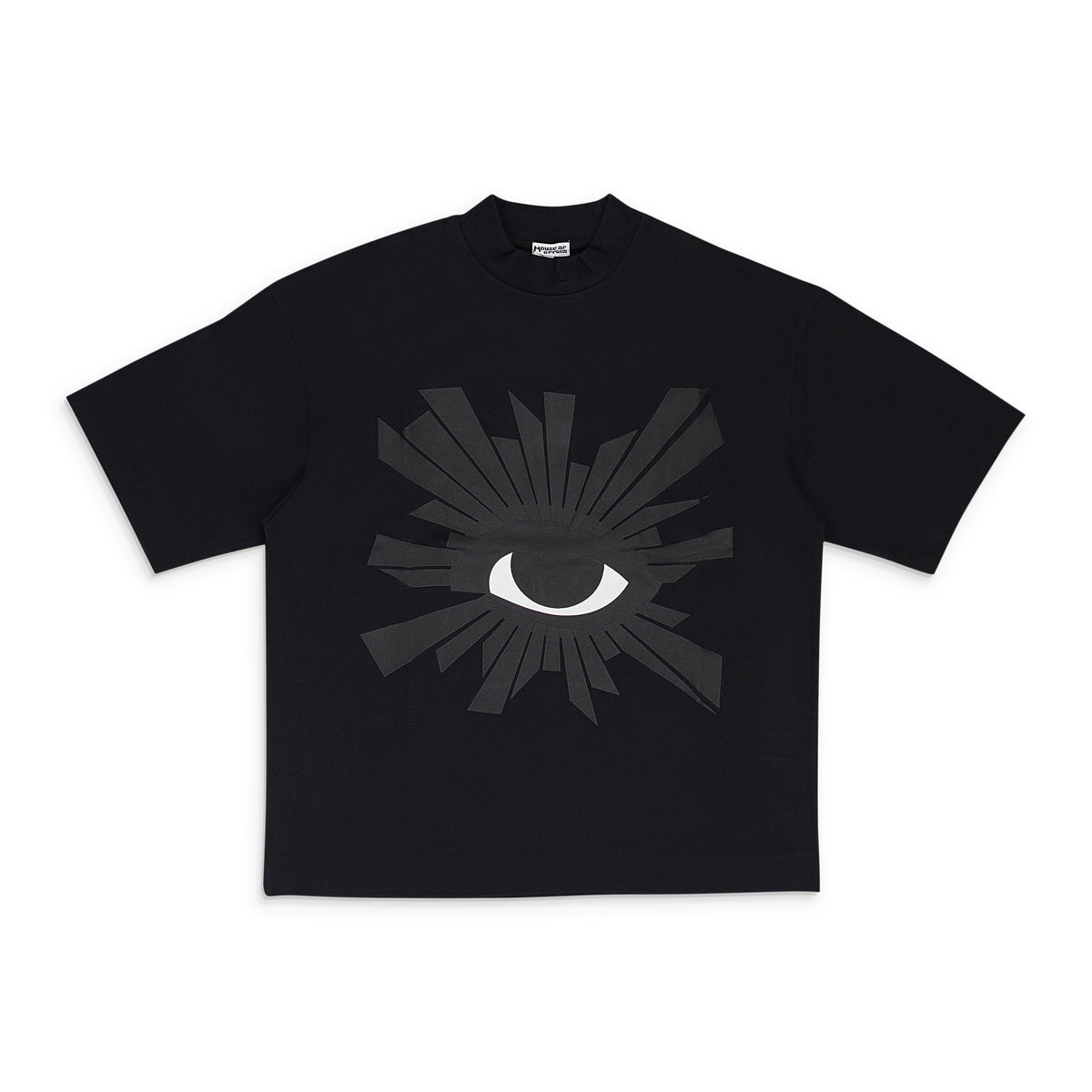 BLACK ALL SEEING HEAVYWEIGHT T-SHIRT