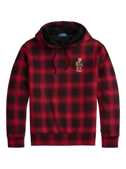 Polo Ralph Lauren plaid-pattern hoodie