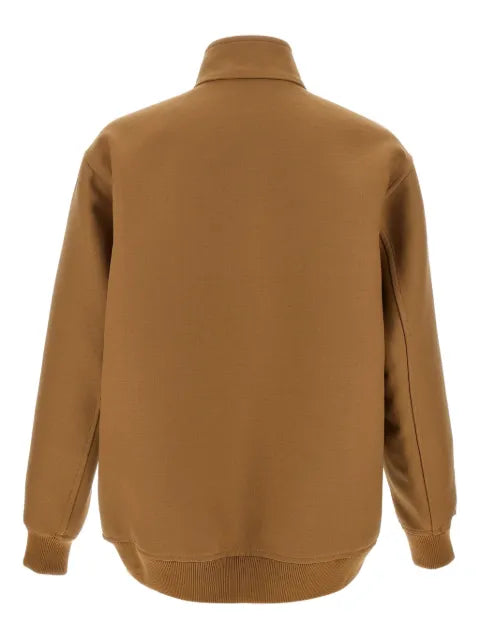 Gucci ribbed-knit high-neck jacket
