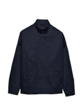 Prada stand-up collar triangle-logo jacket