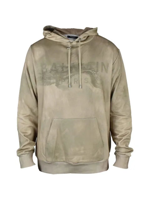 Balmain logo-print hoodie