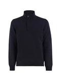 Fay hook-fastening elbow-patch sweater