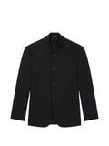 Giorgio Armani mandarin-collar virgin wool jacket
