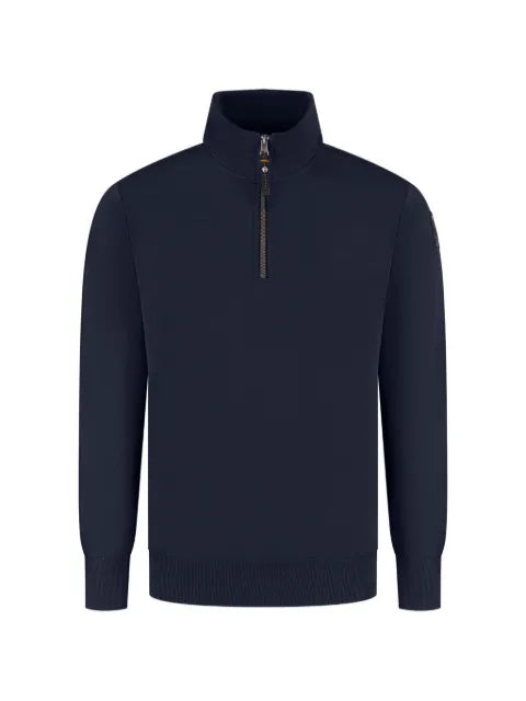 Parajumpers logo-patch quarter-zip sweatshirt