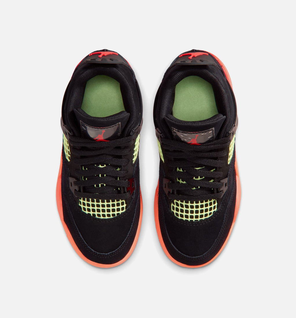 Air Jordan 4 Retro Black Infrared 23 Preschool Shoes