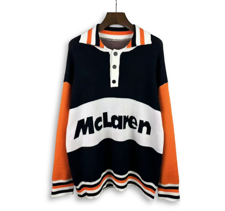 Rhude Logo Knit Varsity Cardigan