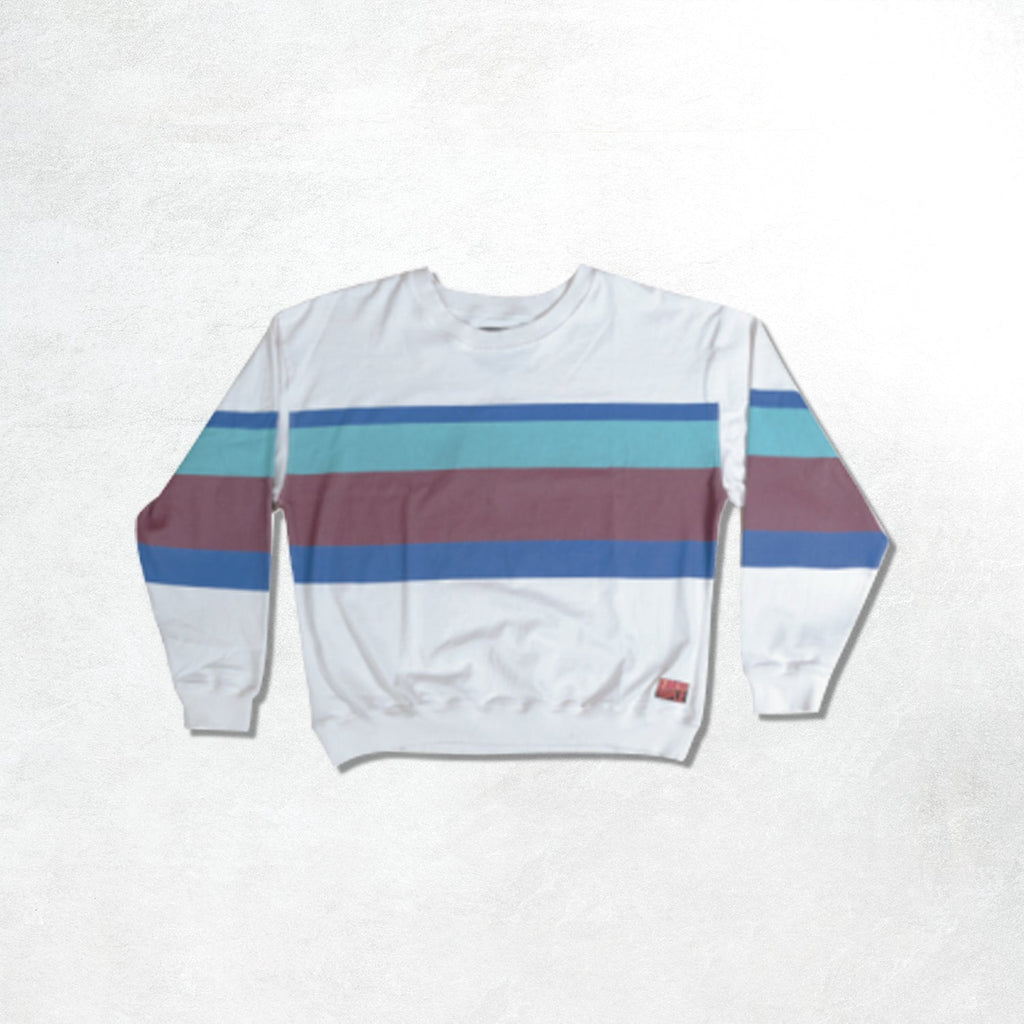 Earth People Malkmus Wide Neck Jersey: White