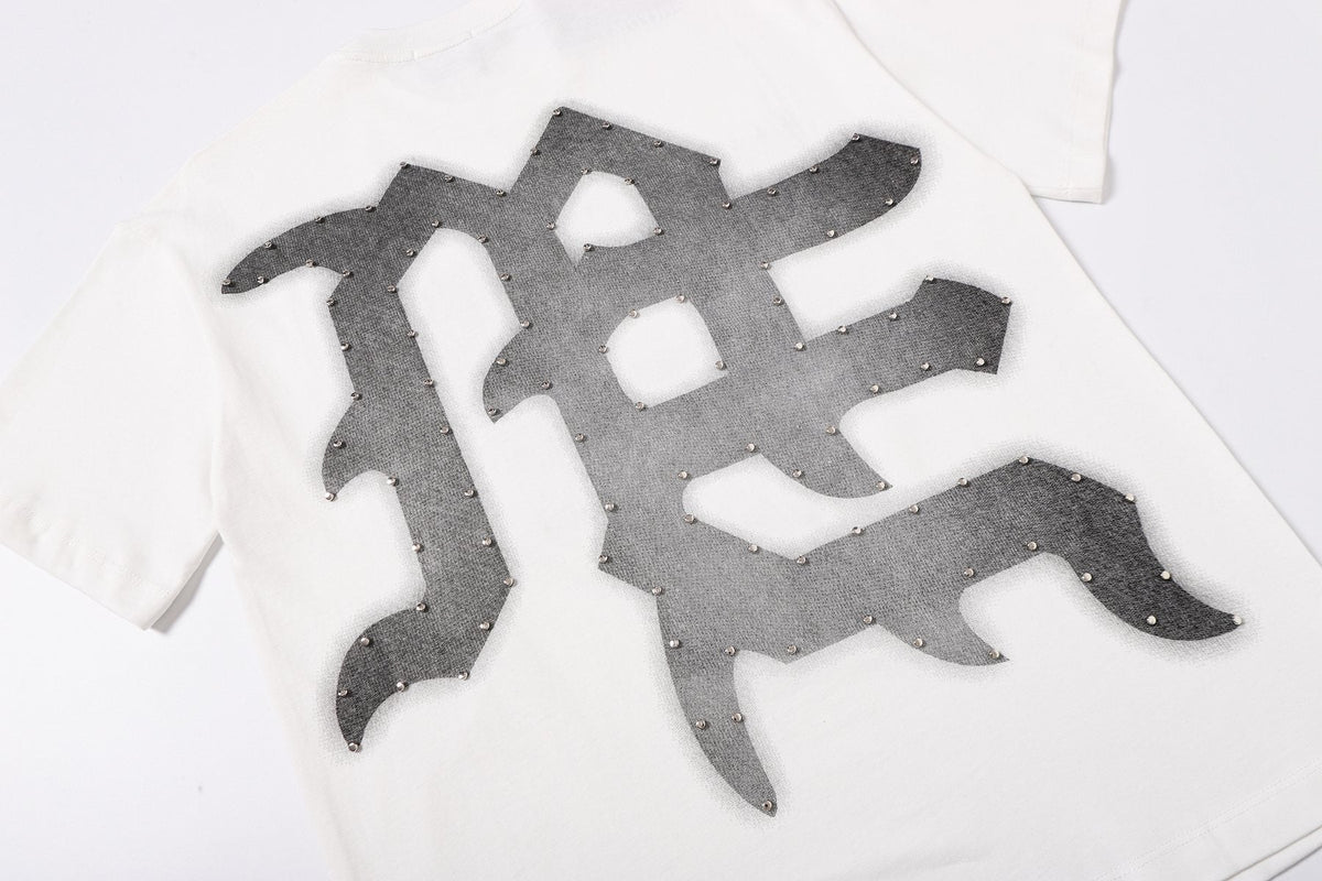 MIXED EMOTION Front Text & Back Logo T-Shirt