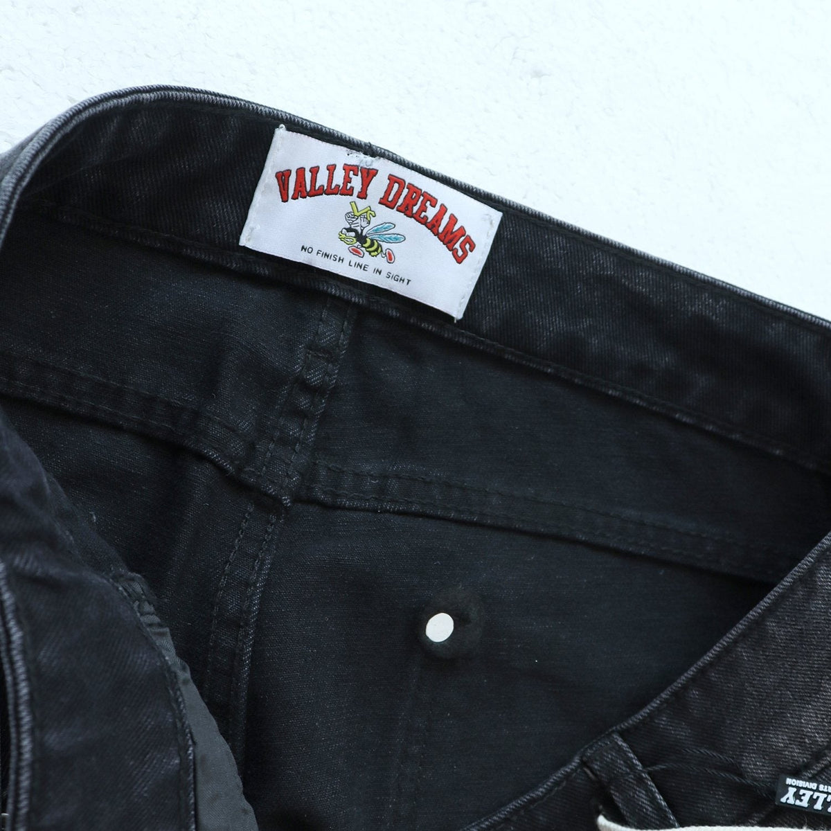 Valley Dreams Lives Forever Paint-Splatter Jeans