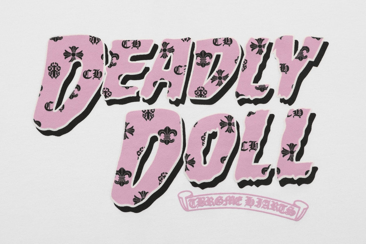 Chrome Hearts Deadly Doll Girl Graphic Short-Sleeve T-Shirt