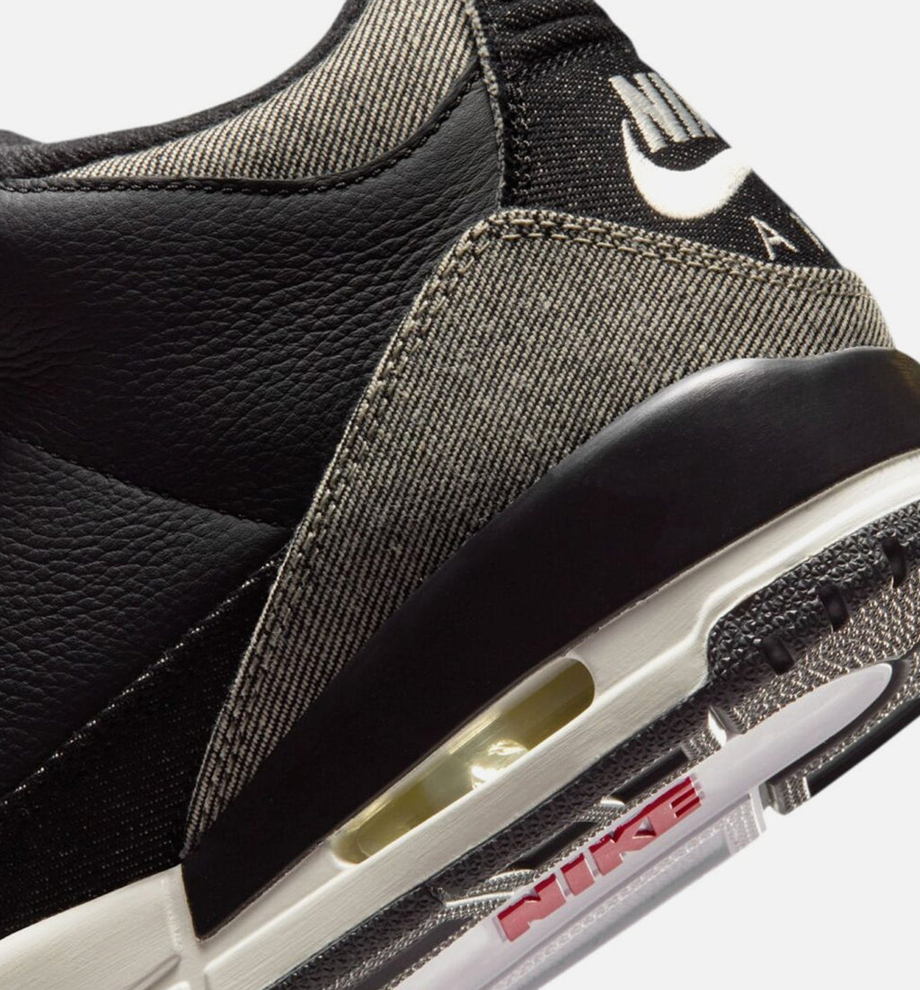 Air Jordan 3 x Levi's "Black and White" Men's Shoe – Denim/Black/Gym Red