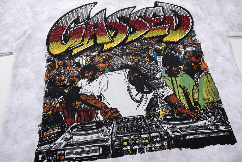 BKYS Revival Gassed Rhinestone Graphic T-Shirt