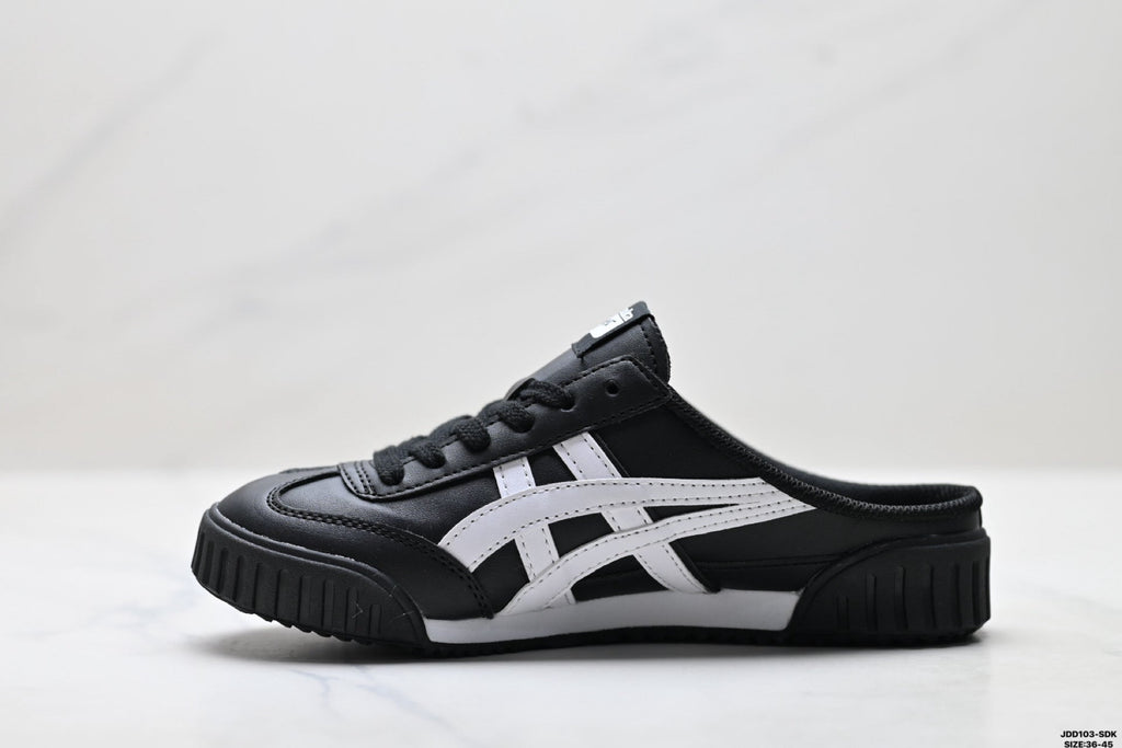 Onitsuka Tiger Retro Sabot Black White Unisex Shoes