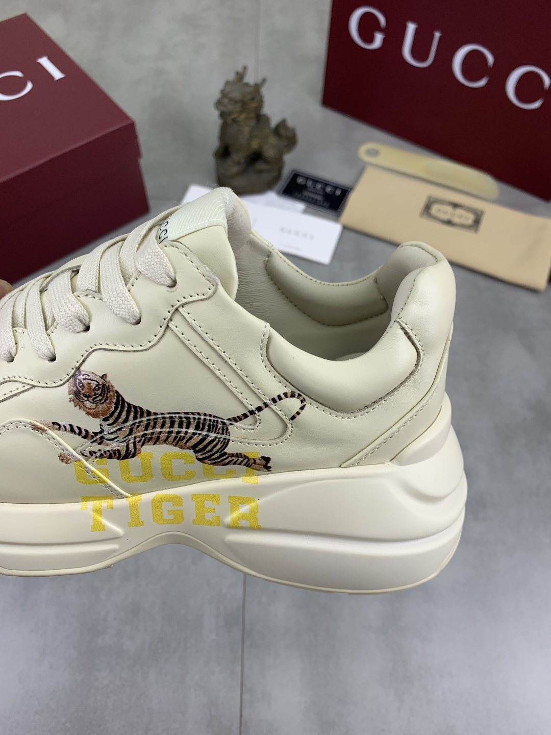 Gucci Tiger Graphic Chunky Sneakers